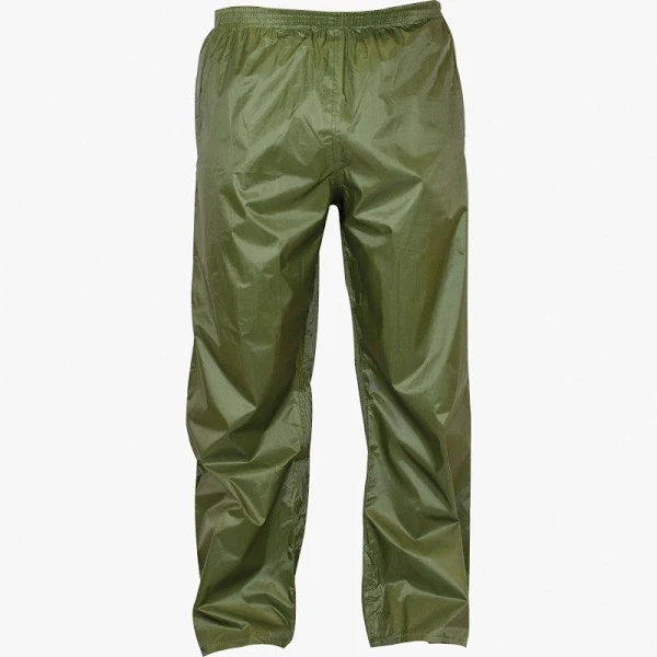 Stormguard Packaway Waterproof Trousers-Olive